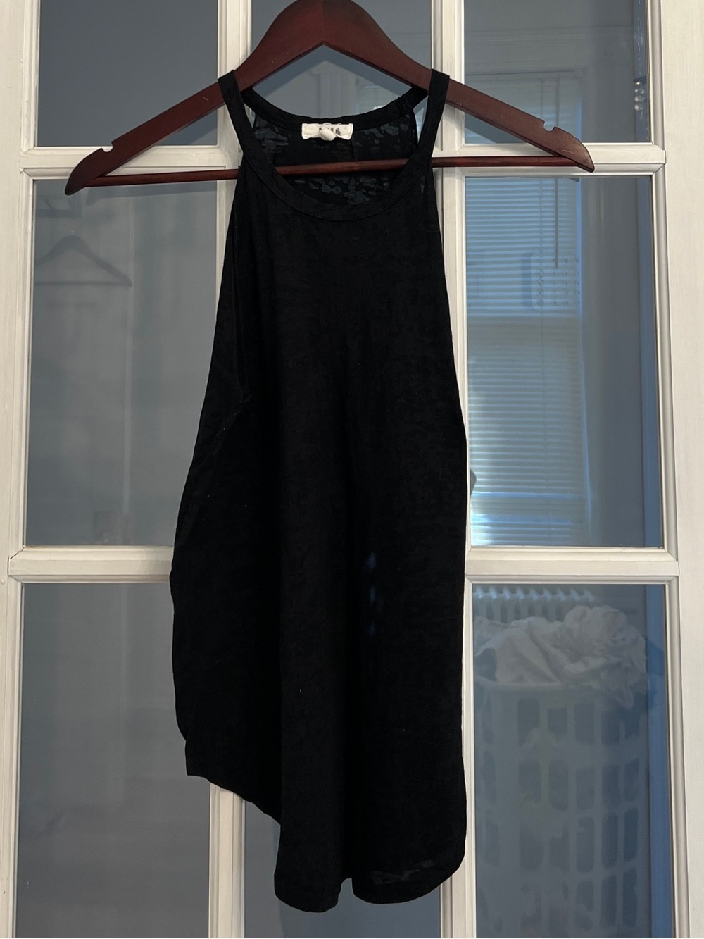LNA Women's Black Halter Neck Sleeveless Flowy Top Size XS